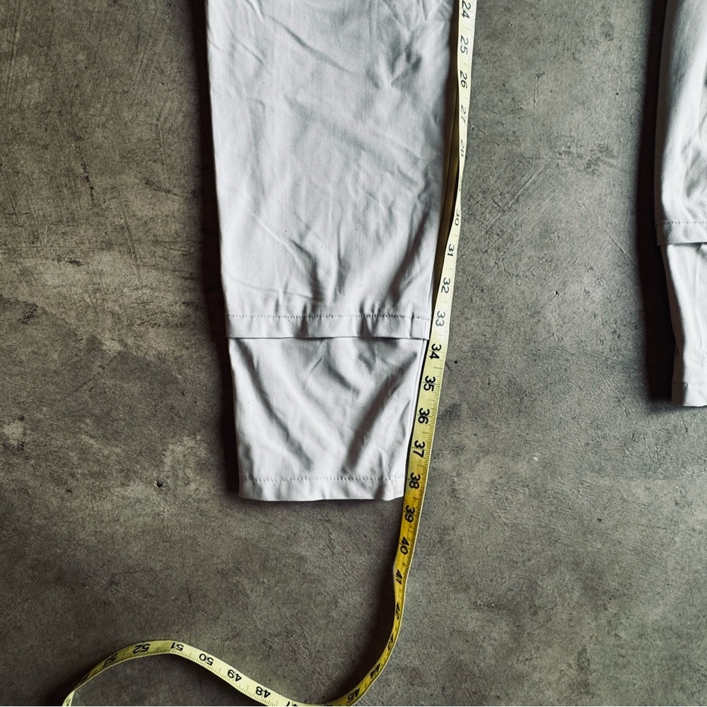 RAFFAELLO ROSSI Cream /Stone Track Athletic Pants, Zip Pockets (4) - Picture 11 of 12